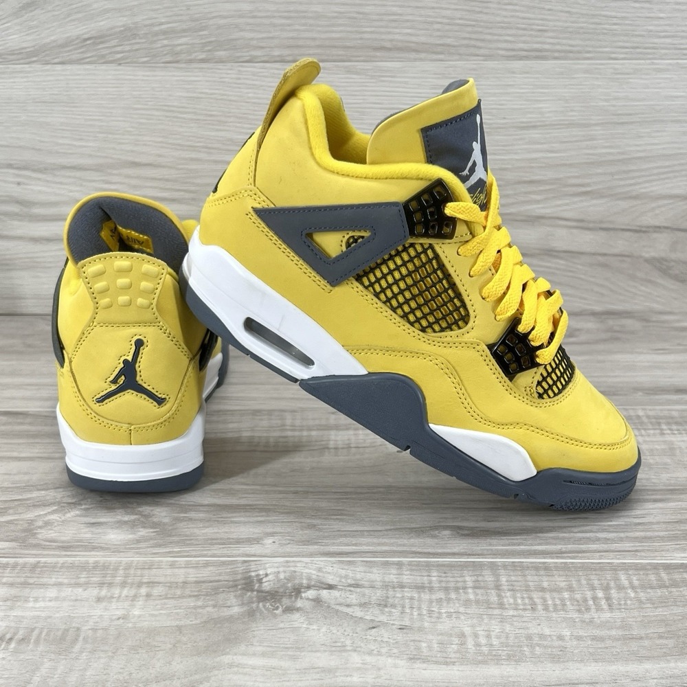 Jordan Air Jordan 4 Retro Lightning Tour Yellow *B GRADE CT8527 Men 7 / Wmns 8.5